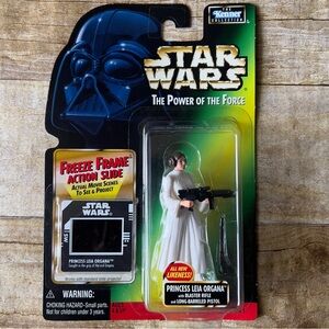 Star Wars Power of the Force Princess Leia Organa Freeze Frame Kenner 1997 New